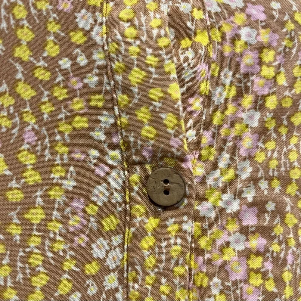 Girl Floral Sleeveless Dress with straps size large‎